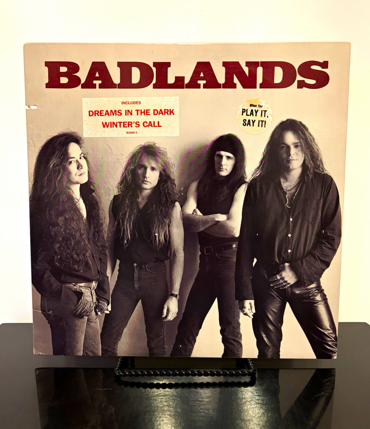 Badlands "Badlands" 1989 US 12" Black Vinyl LP Promo Atlantic 81966-1 Stereo