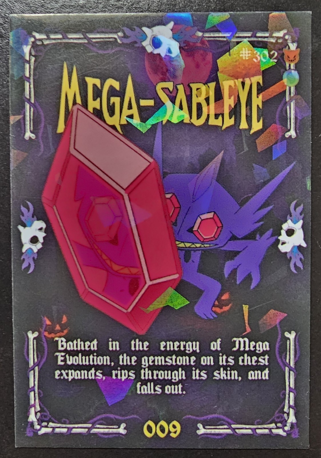 MEGA SABLEYE - POKEMON PRISMA HALLOWEEN RARE CCG HOLO
