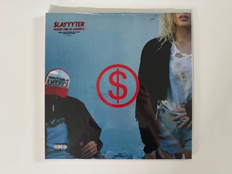 Slayyyter Worst Girl In America Baby Blue Vinyl Urban Outfitters