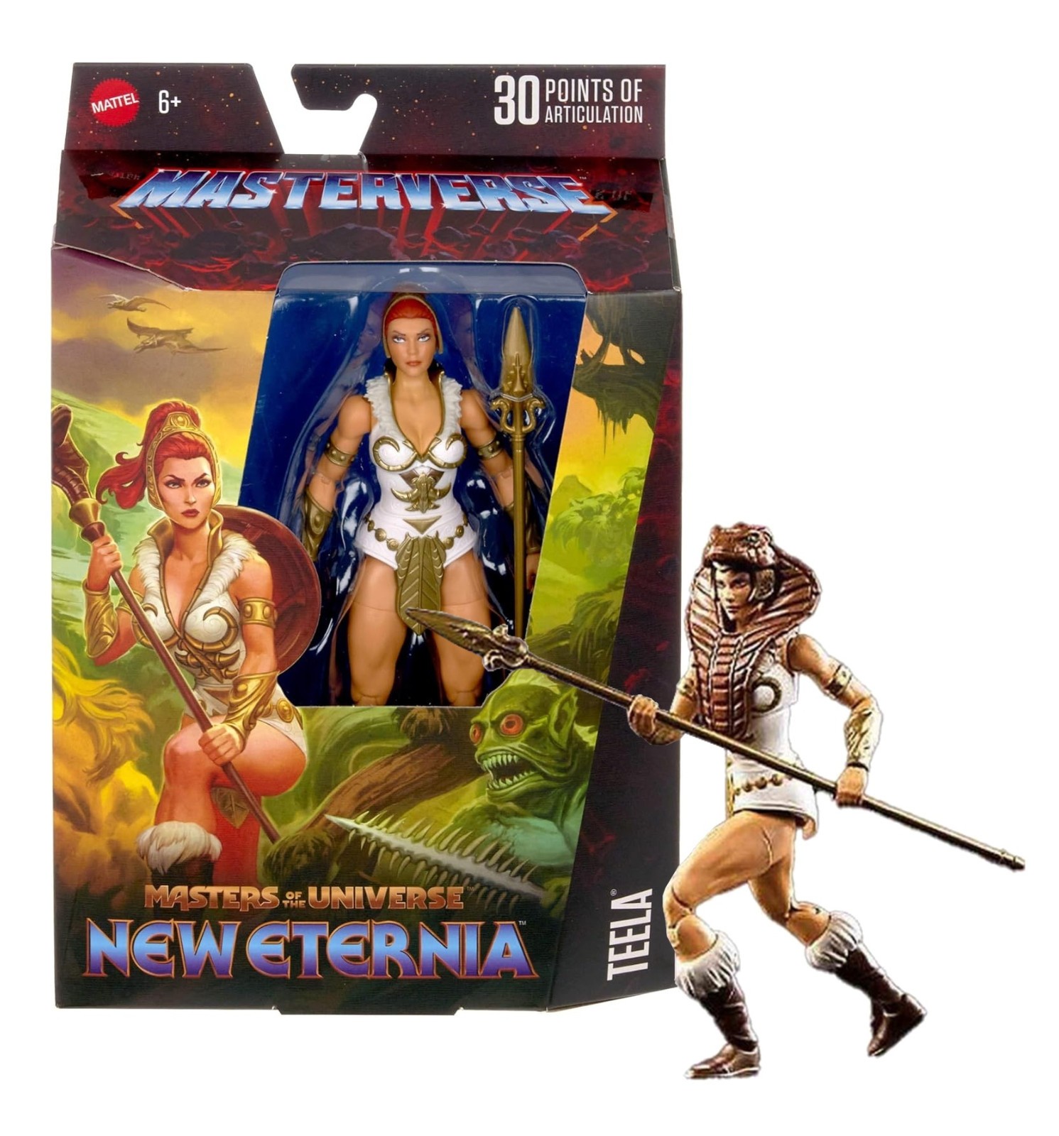 Masters of the Universe Masterverse New Eternia Teela 7" Figure Mint in Box