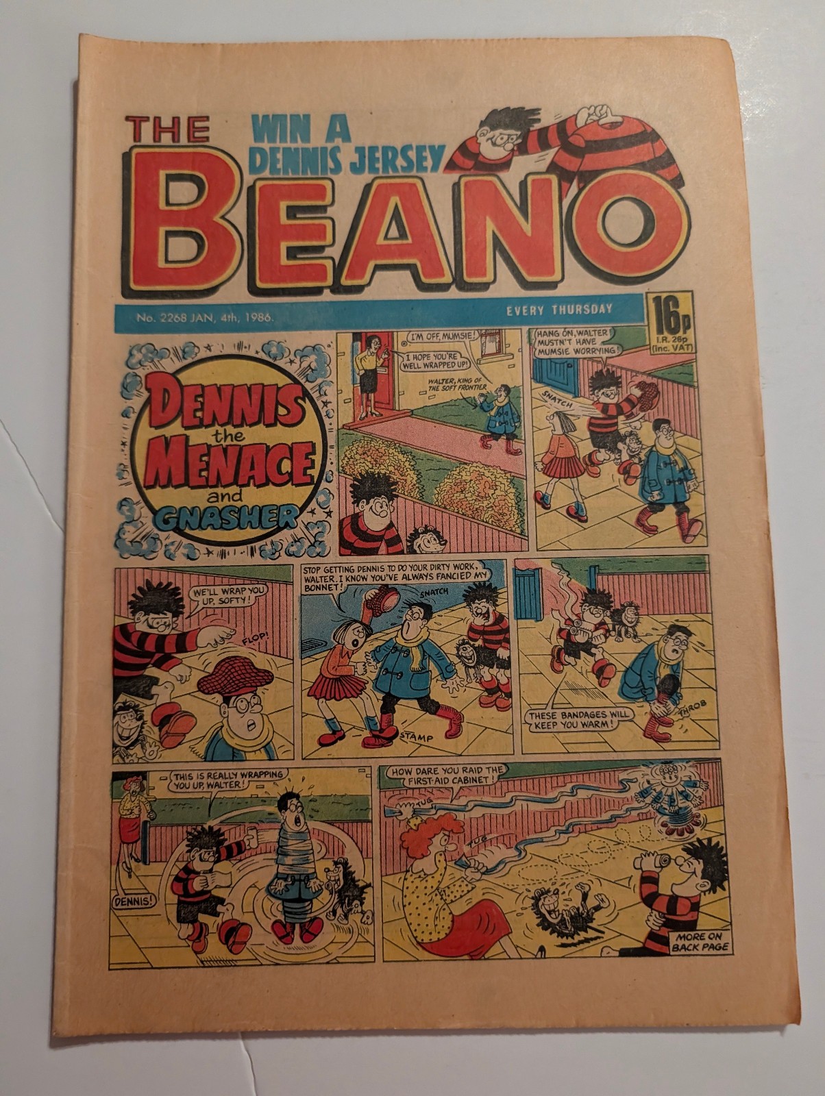 Beano Comic No 2268, January 4th 1986.