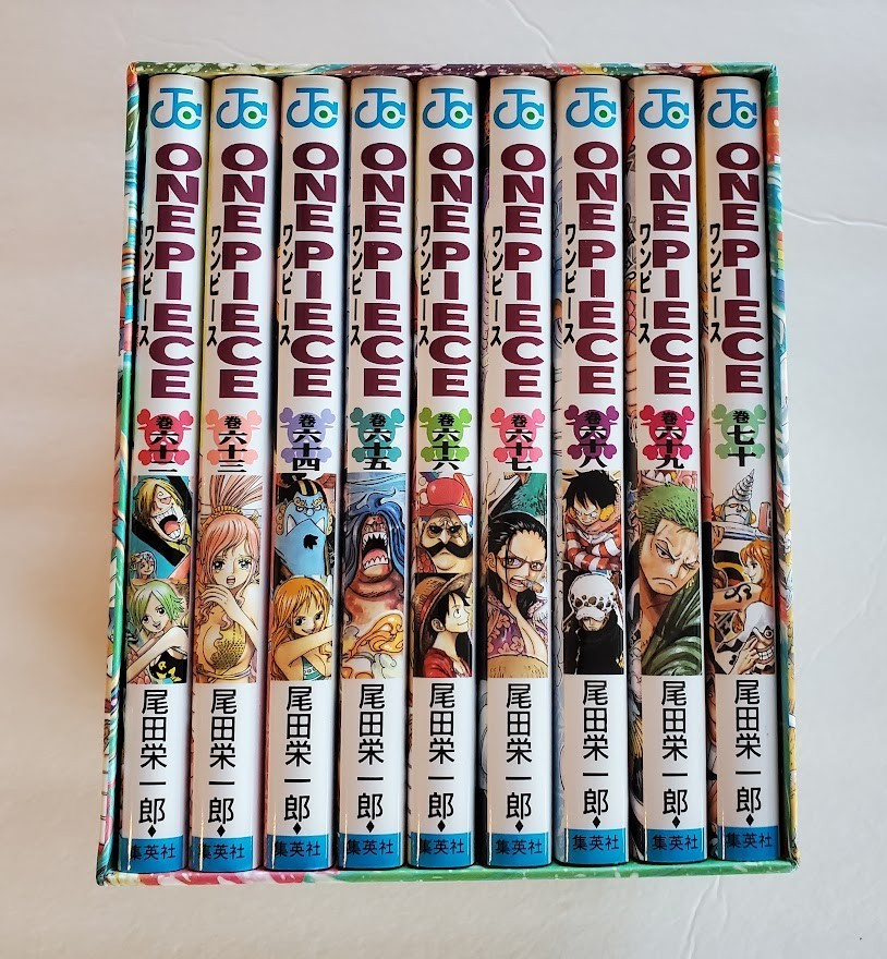 ONE PIECE EP7 Japanese Ver BOX Fish Man Island Vol.62-70 set manga fumetti