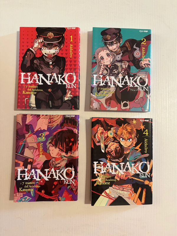 Hanako Kun manga volumi 1-2-3-4