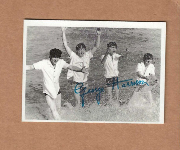1964 TOPPS BEATLES BIANCO E NERO SERIE 3 CARD NEAR MINT #137
