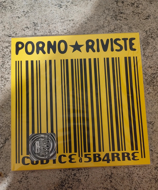 Vinile porno riviste - codice a sbarre