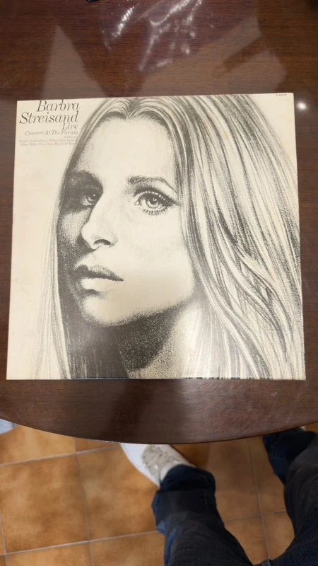 Barbra Streisand Live Concert At The Forum LP - S 65210 - Disegno cover iconico