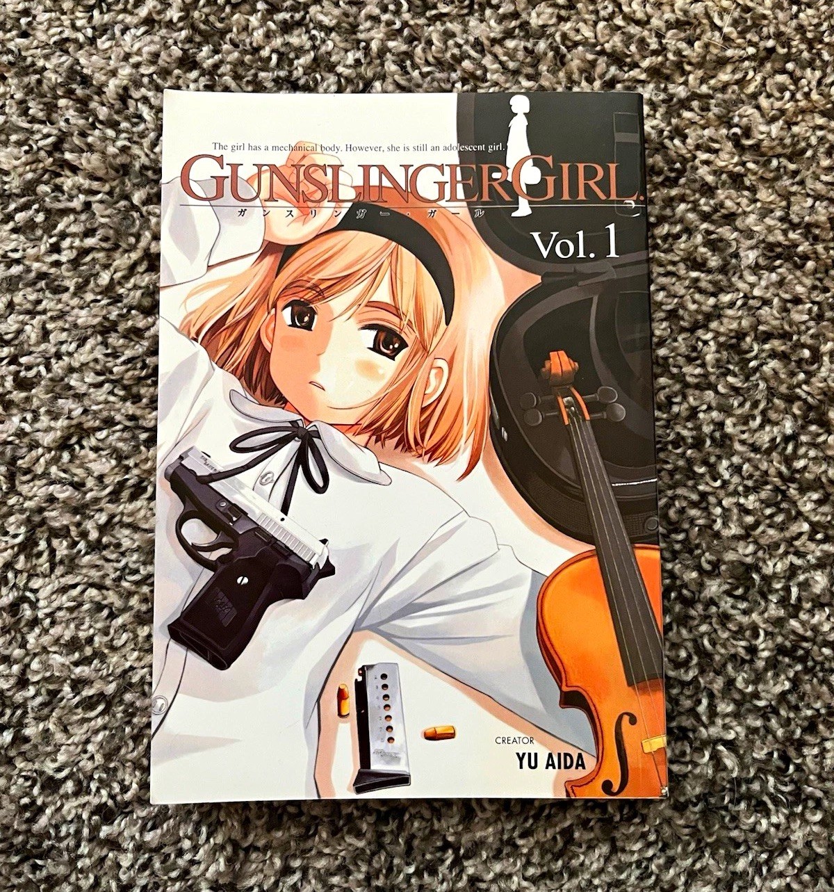 ADV Manga Gunslinger Girl Vol. 1 #1 Manga TPB Inglese Yu Aida Azione/Commedia