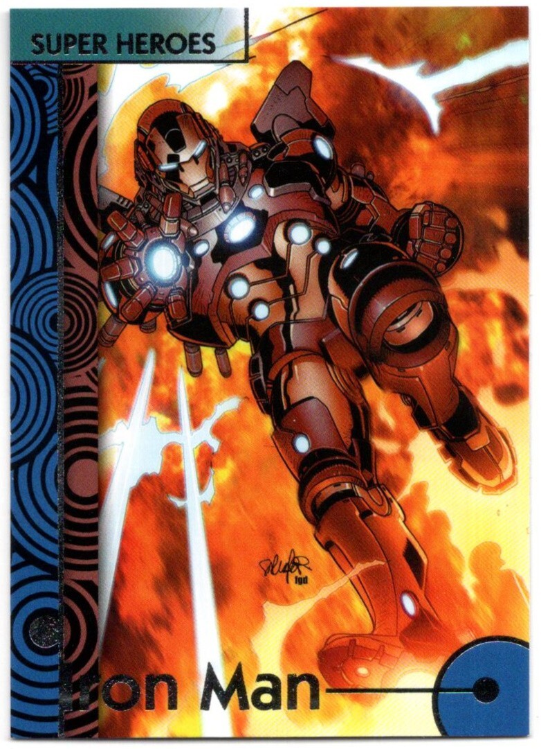 2013 Marvel Fleer Retro SET BASE CARD #22....IRON MAN