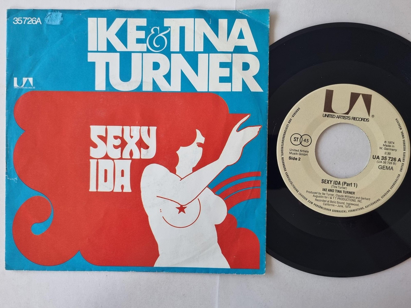 Ike & Tina Turner - Sexy Ida 7'' Vinyl Germany