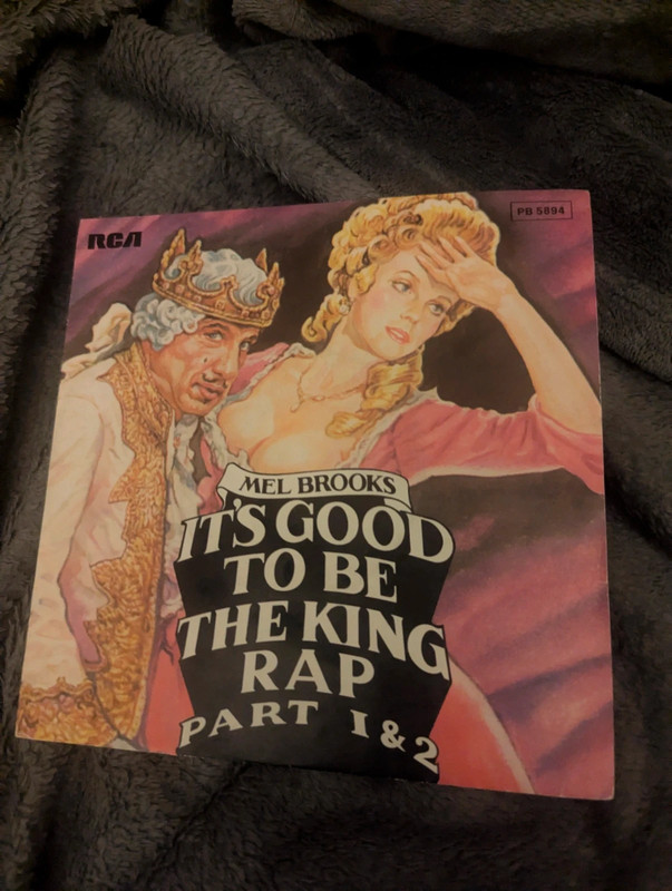 Mel Brooks It's good to be the king rap part 1 & 2 vinyles 45 tours