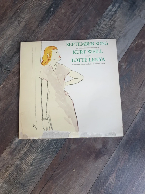 Vinyle september song kurt weill lotte lenya