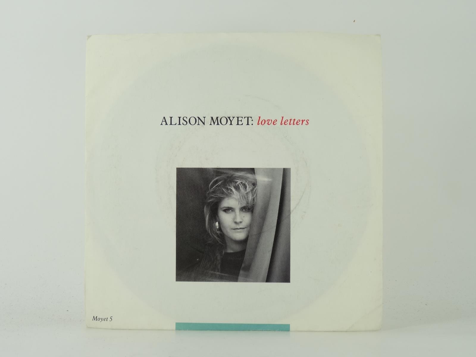 ALISON MOYET LOVE LETTERS (2) (28) 2 Track 7" Single plus Picture Sleeve CBS REC