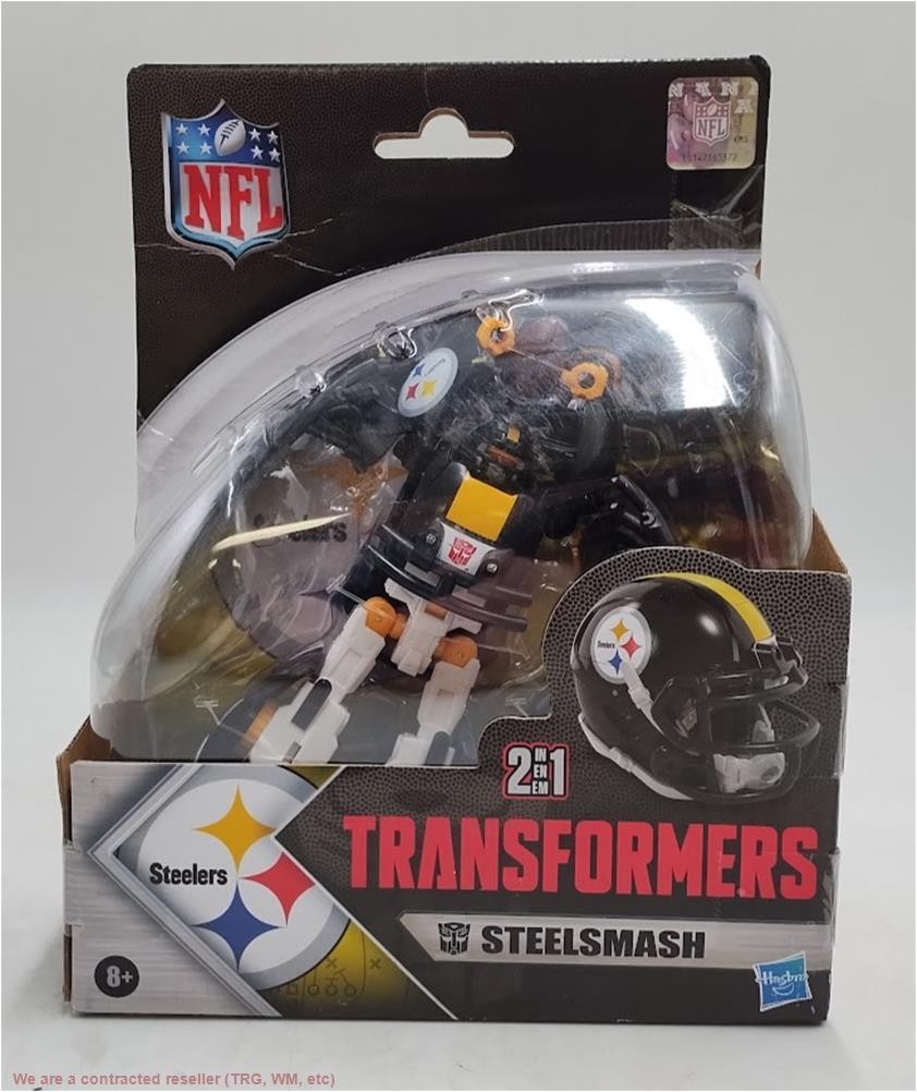 Transformers NFL Pittsburgh Steelers Steelsmash Action Figure SEE DETAILS