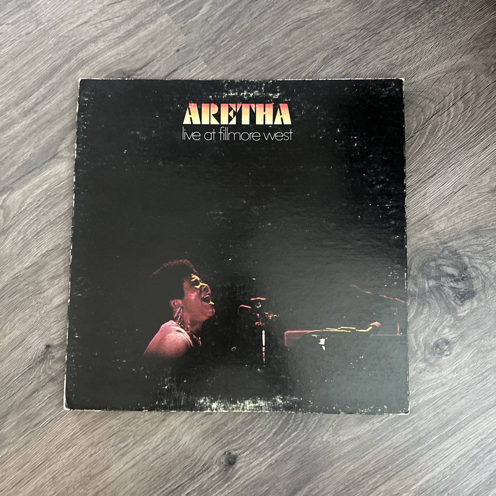 Aretha Franklin - Live At Fillmore West (LP, VG, 1971 OG, Gatefold, Poster)