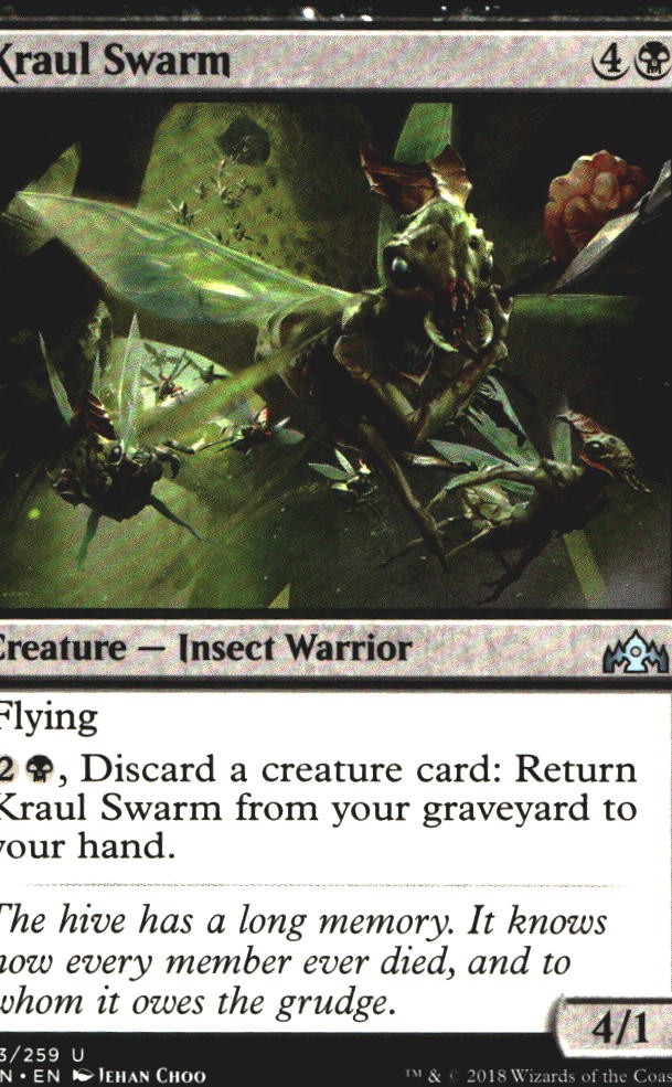 Kraul Swarm 73 Gilde di Ravnica U quasi nuovo Magic: The Gathering