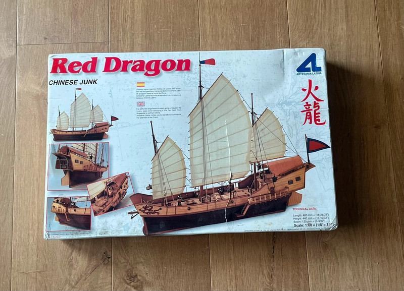 Maqueta Barco Red Dragón Artesanía Latina
