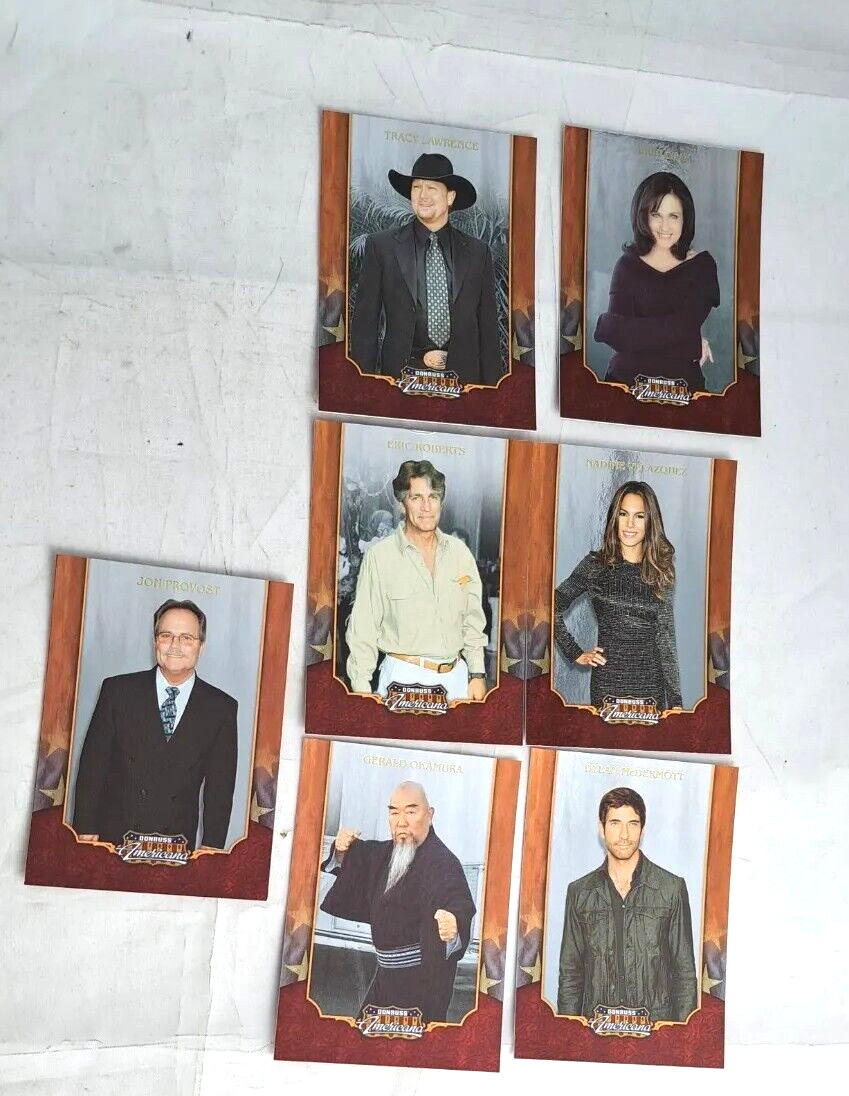 Lott of Panini Americana Movie Star Cards 