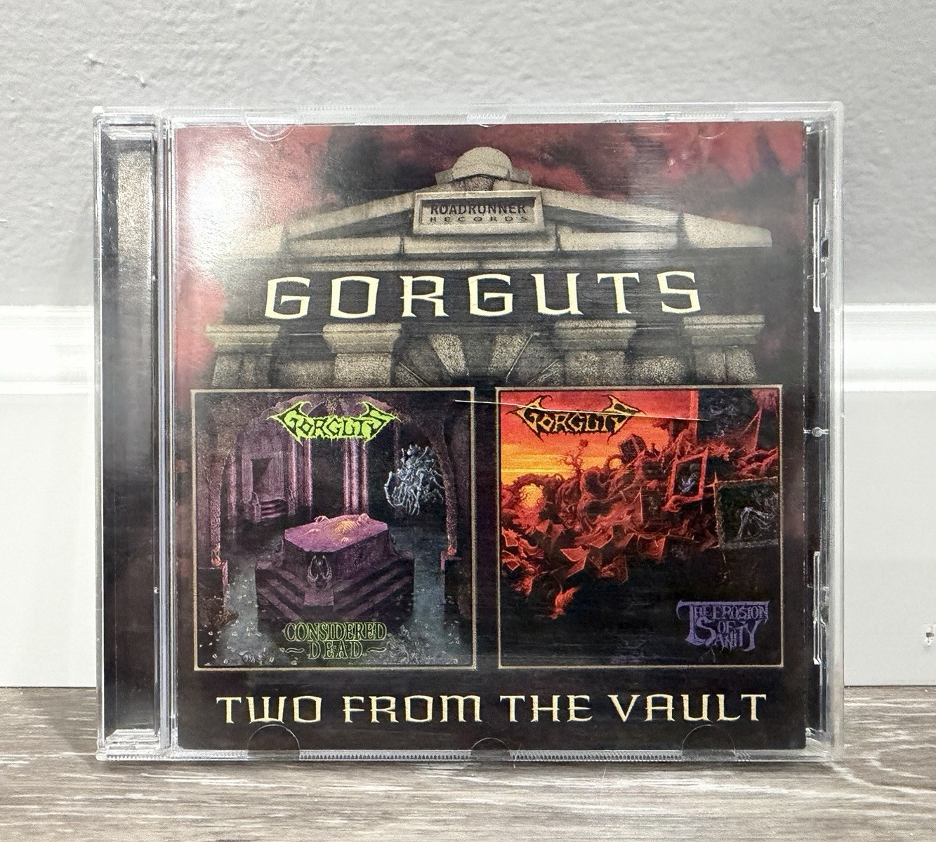 Gorguts Two from the Vault CD Album 2004 Roadrunner Jewel Case 168 618 266-2