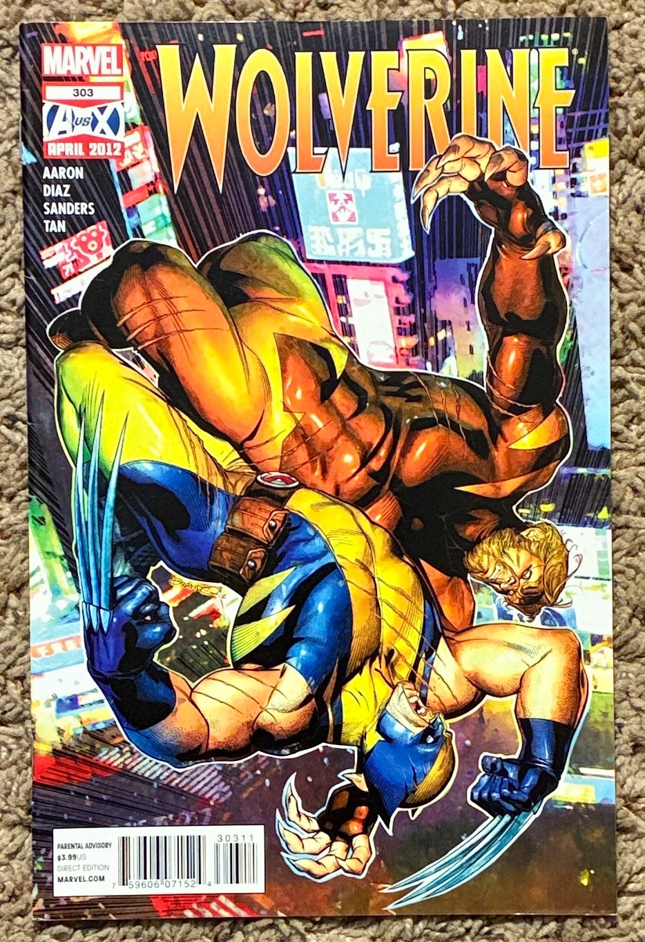 Wolverine #303 (Marvel 2010 3° Serie) Finale della Mano/Yakuza War! VF 8.0
