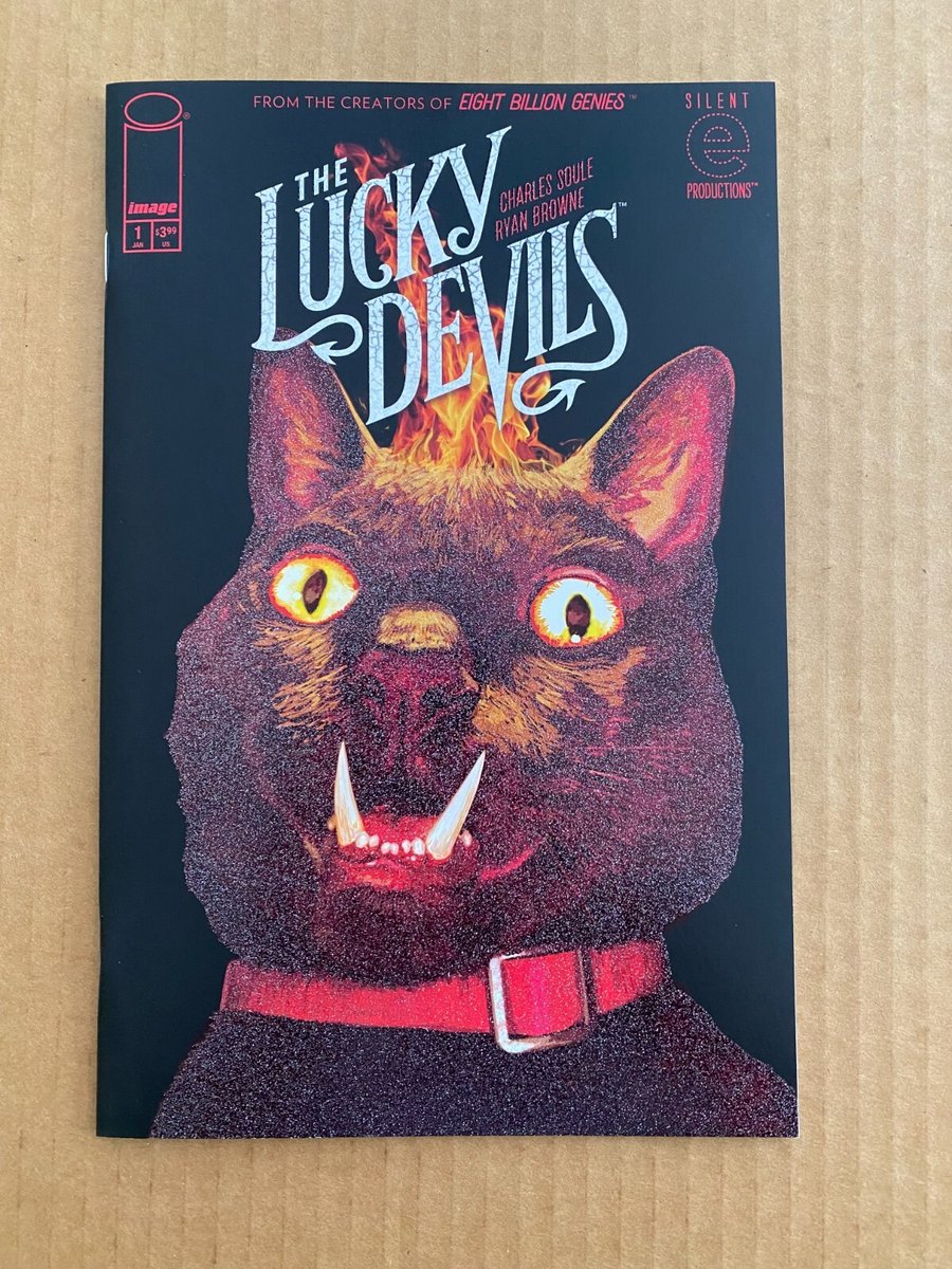 LUCKY DEVILS #1 CVR D 1:25 RYAN BROWNE VARIANTE GLITTER (2025) QUASI NUOVO/NM+