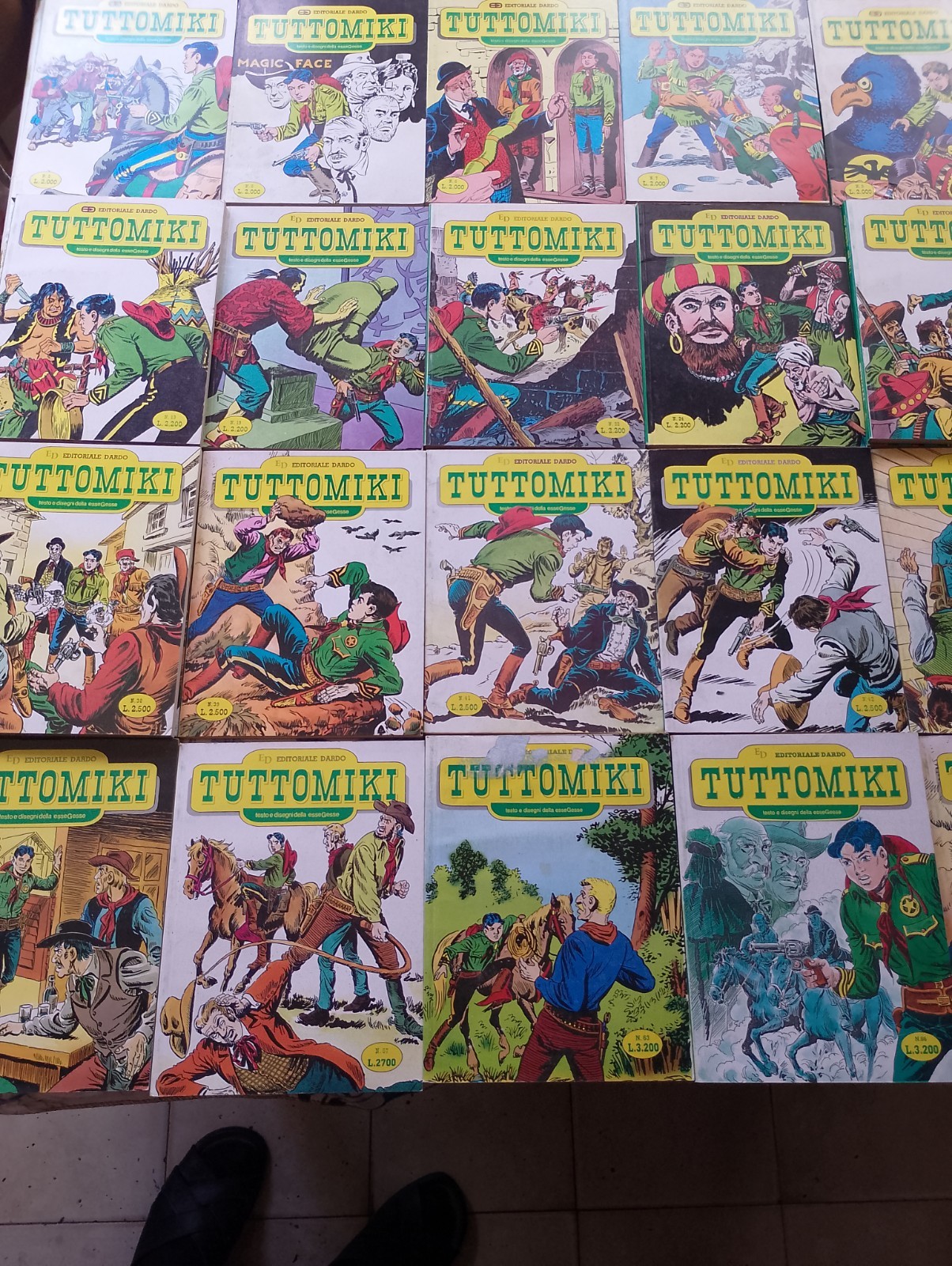 TUTTO MIKI ED.DARDO  N.24 FUMETTI ANASTATICHE ANNI 9O NUMERI  NELLE DESCRIZION