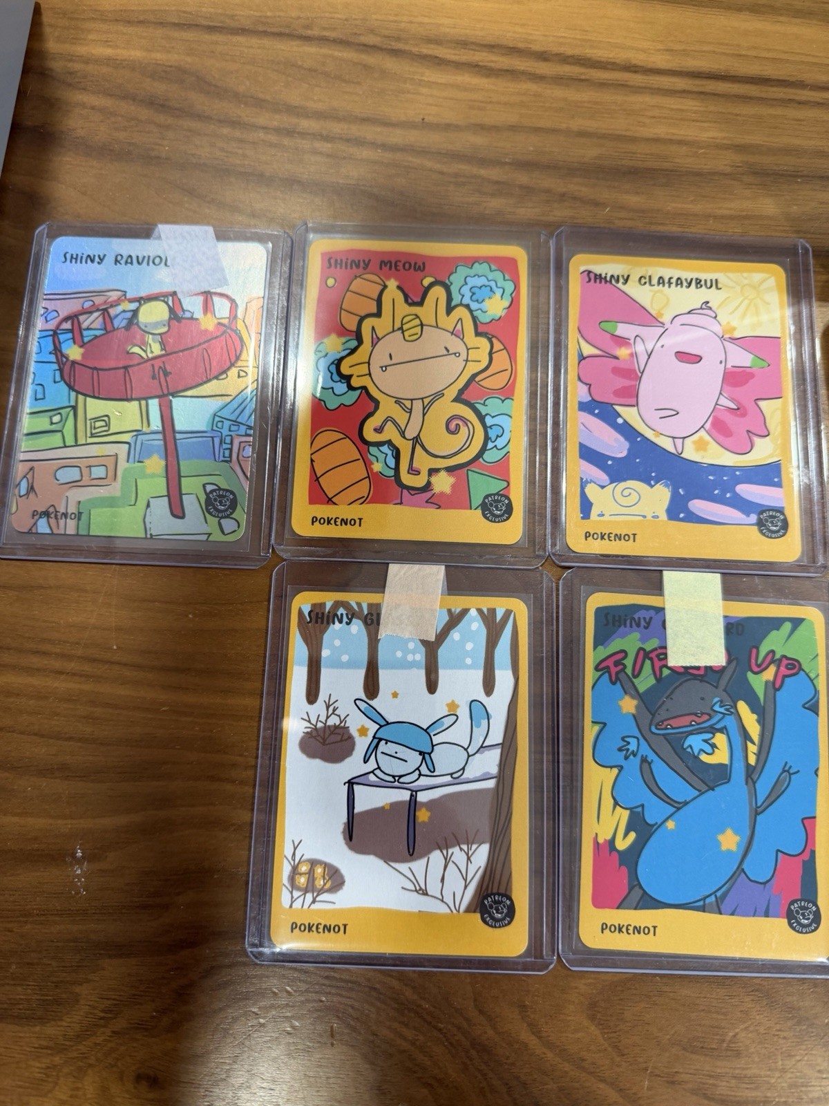 Pokenot Patreon exclusive Lot Of 5
