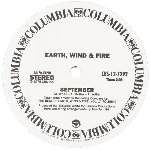 Earth, Wind & Fire – 'Boogie Wonderland / September' NEW 12" vinyl record