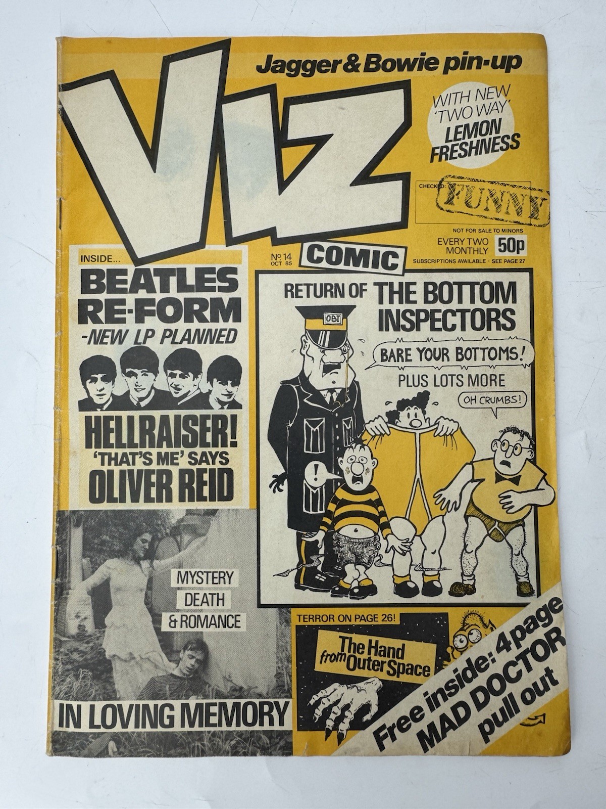 Viz Comic. Issue No. 14  - October 1985 - Good Overall Condition.