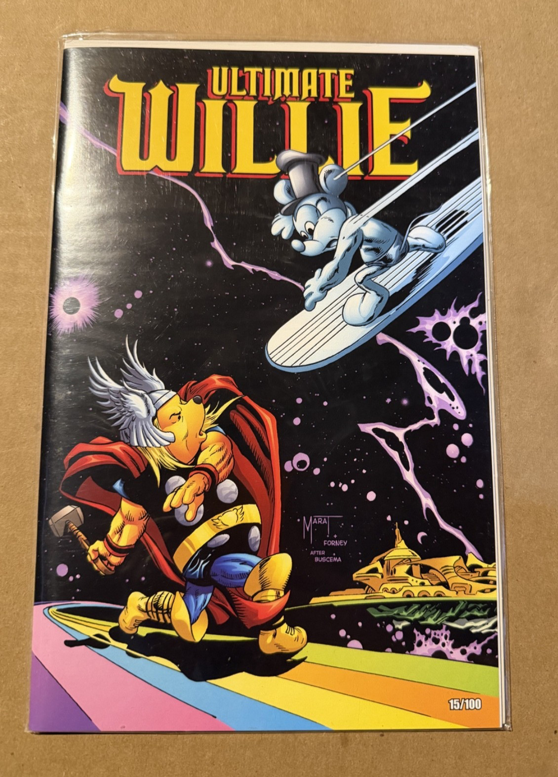 Ultimate Willie Silver Surfer Thor Limited 15/100