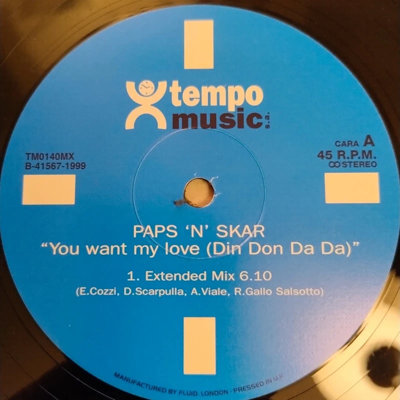Vinile Paps'n'Skar - You want my love (1780)