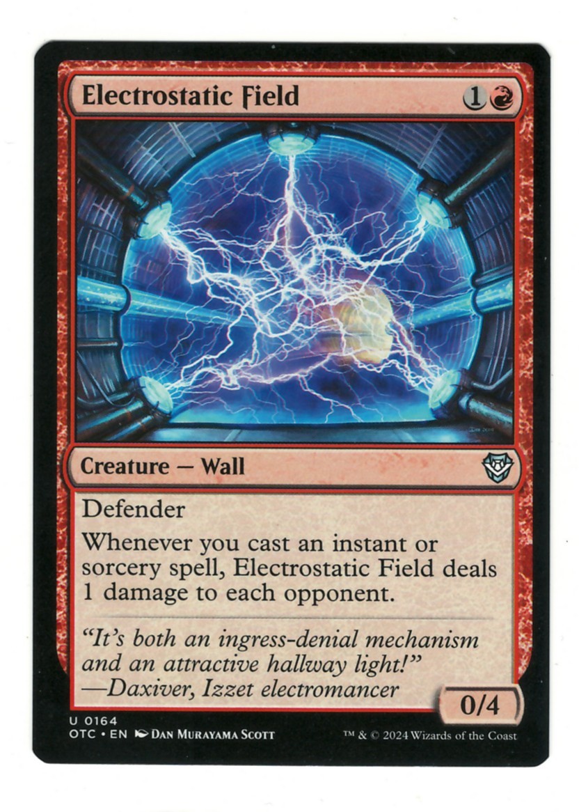 MTG Comandante da Campo Elettrostatico Fuorilegge del Tuono Giunzione Magic Gathering