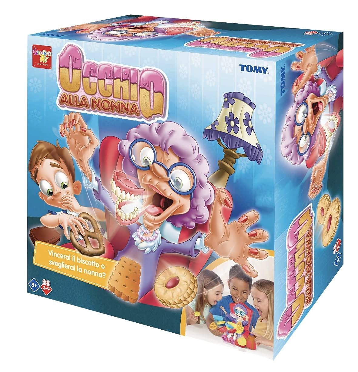 Occhio alla Nonna, Gioco da tavolo per bambini dai 5 anni in su, Gioco da 2 a 4