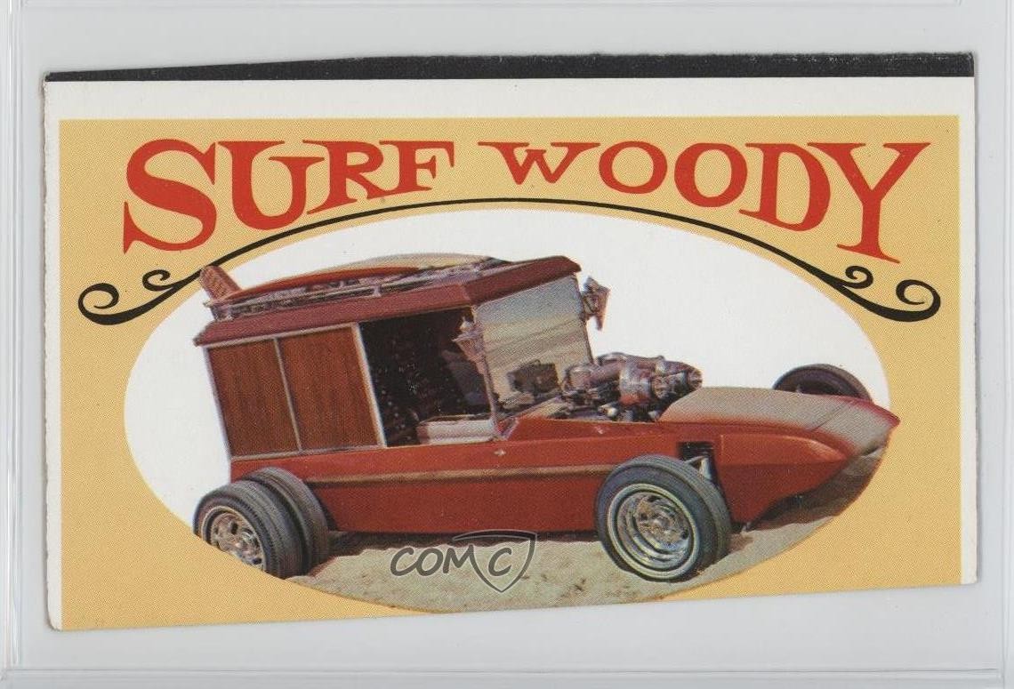 1970 Topps Way-Out Wheels Surf Woody #17 0s4