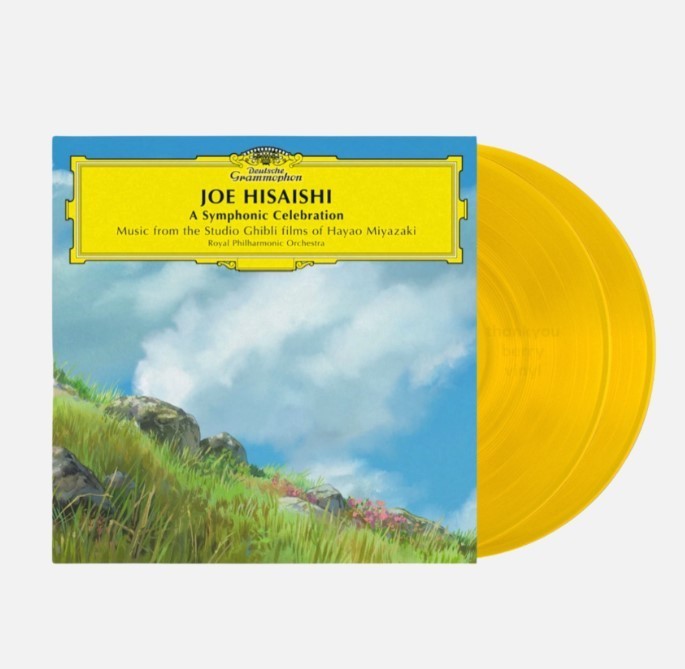 Joe Hisaishi A Symphonic Celebration 2LP Yellow Vinyl Studio Ghibli Limited