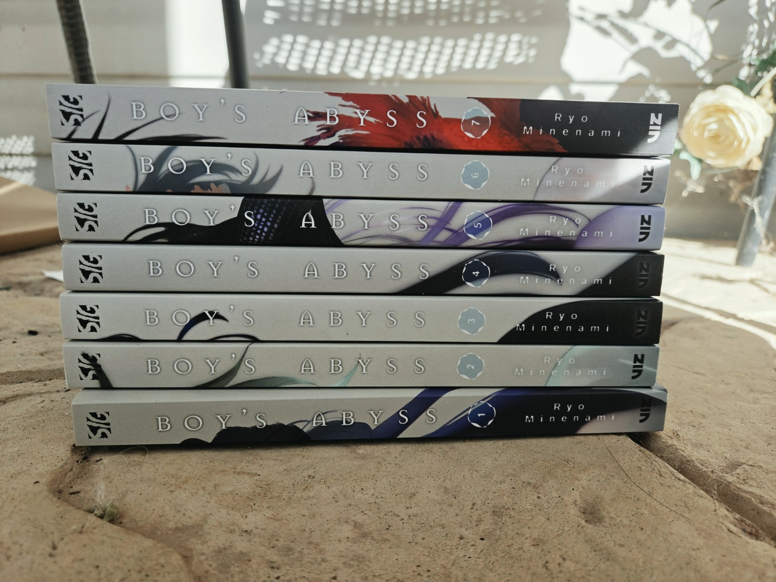 Lotto Graphic Novel Boy's Abyss Manga Volume 1-7 Ryo Minenami Viz Media 