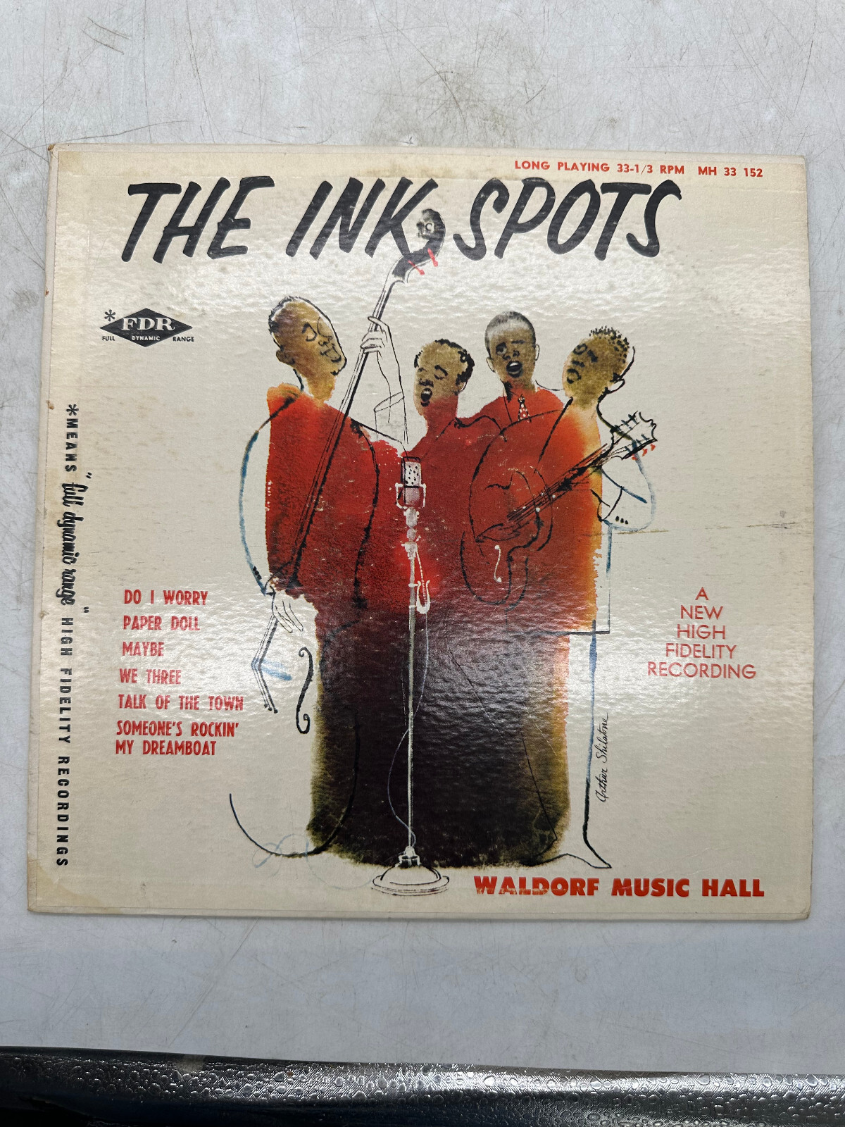 The Ink Spots Do I Worry Waldorf Music Hall MH 33-152 VG+/EX