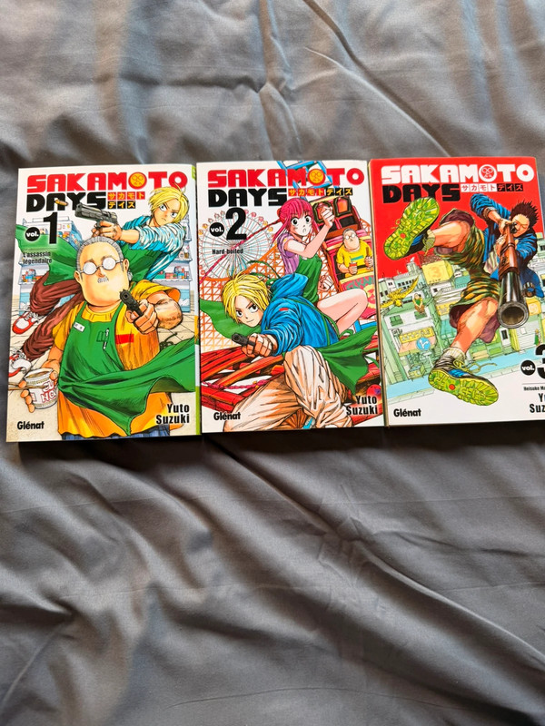 Sakamoto Days Tomes 1 à 3 – Très bon état