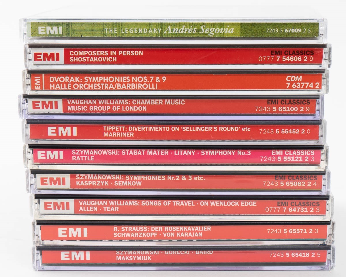 Lot of 10 EMI Classics CDs Classical Dvorak Vaughan Williams Szymanowski Strauss