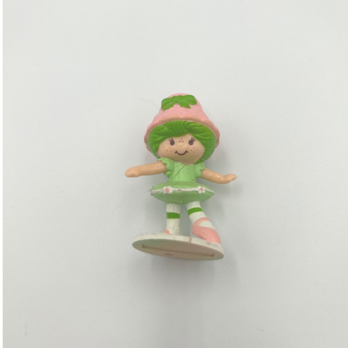 Vintage 1982 Strawberry Shortcake Lime Chiffon Ballerina PVC Mini Figurine