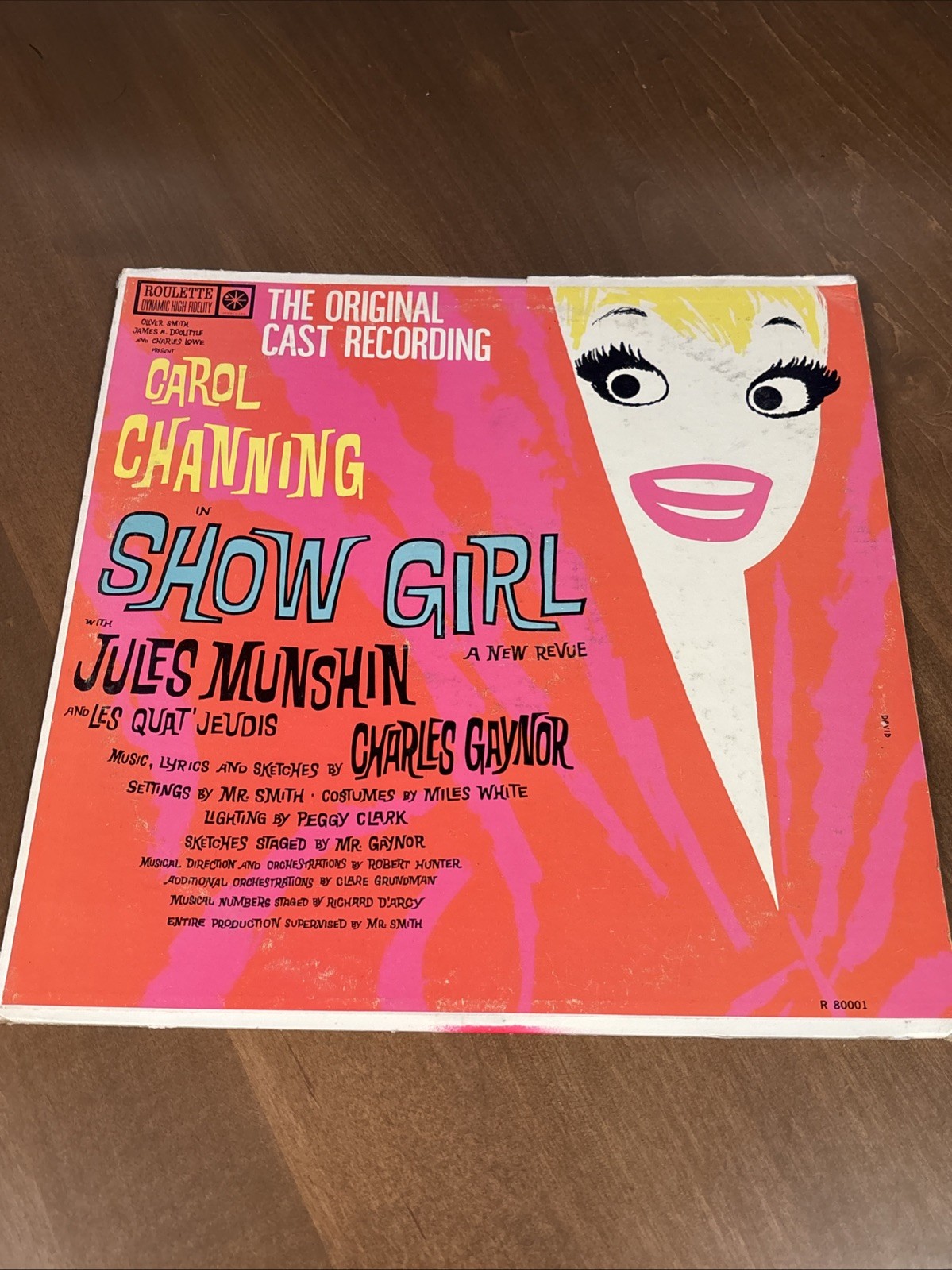 Carol Channing—Show Girl—Original Cast Recording—12" LP Mono R 80001 1961 EX/VG+