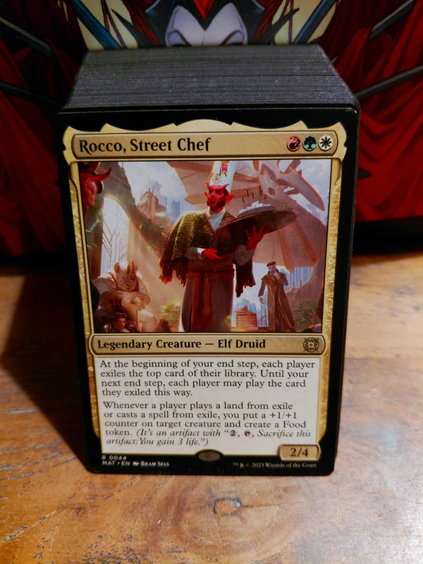 Mtg commander deck rocco green red white