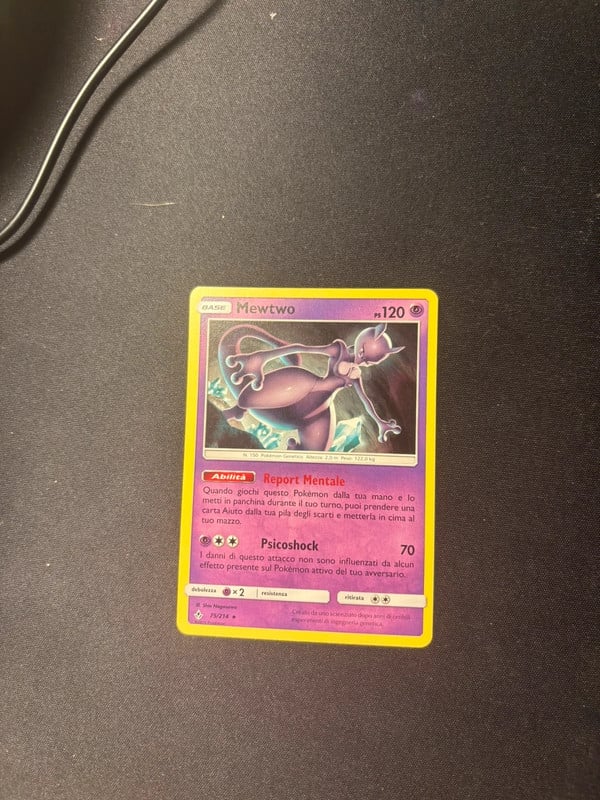 Carta pokemon Mewtwo