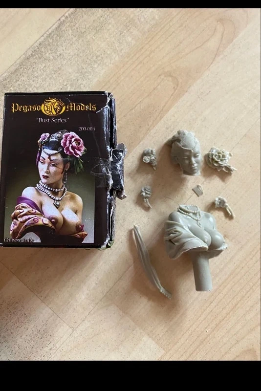 Pegaso models 200-004 chinese lady resin model kit 200mm