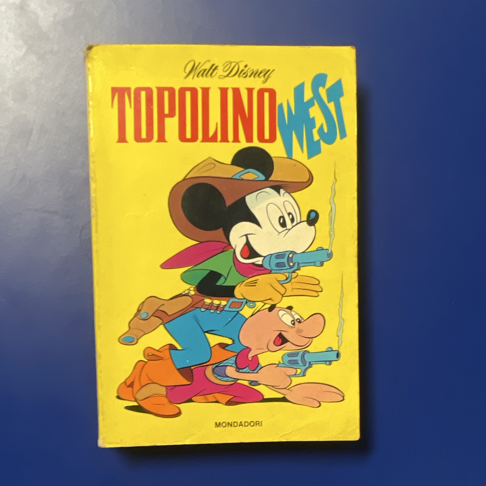 Disney Topolino West fumetto Mondadori 1970 Prima edizione italiano a colori