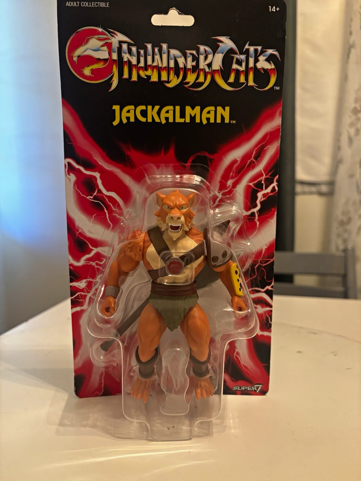 Super7 ThunderCats Vintage Jackalman 5,5" Figura Onda 1 Ascia Cardata 2024