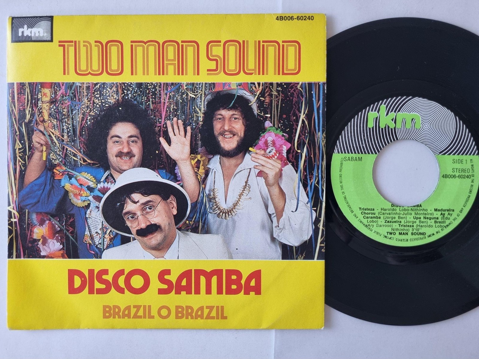 Two Man Sound - Disco Samba 7'' Vinyl Belgium