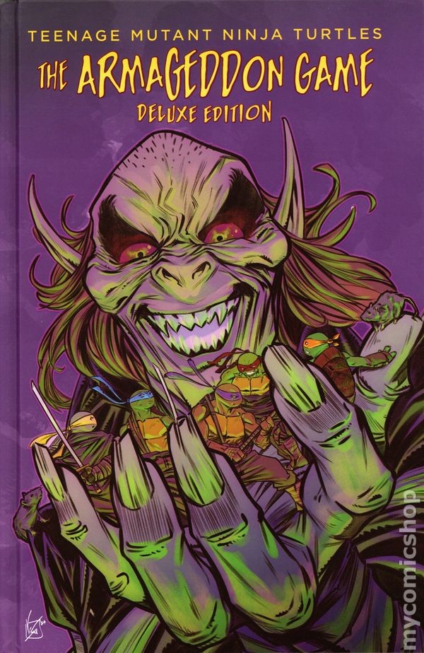 Teenage Mutant Ninja Turtles Armageddon gioco HC The Deluxe Edition #1 quasi nuovo 2024