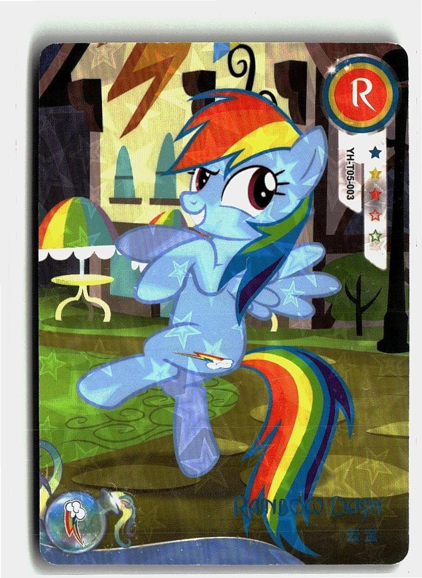 Kayou My Little Pony Card Raoinbow Dash