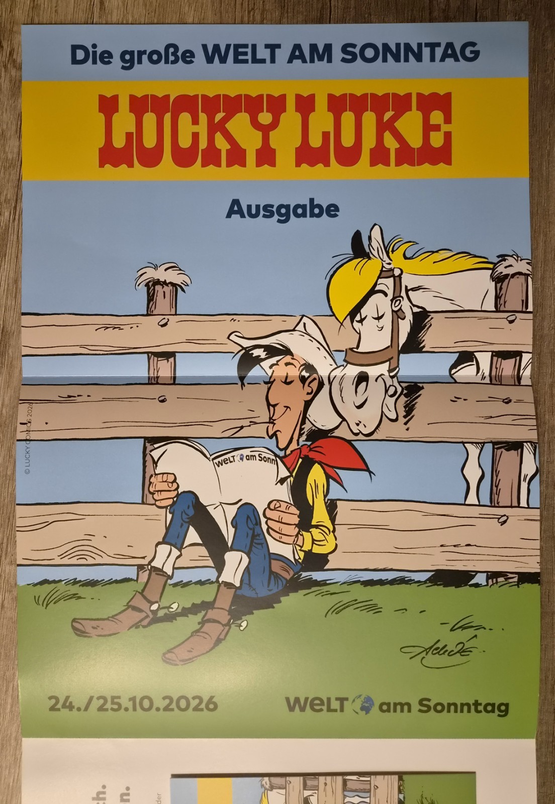 Poster pubblicitario LUCKY LUKE (2026) - Mondo di domenica