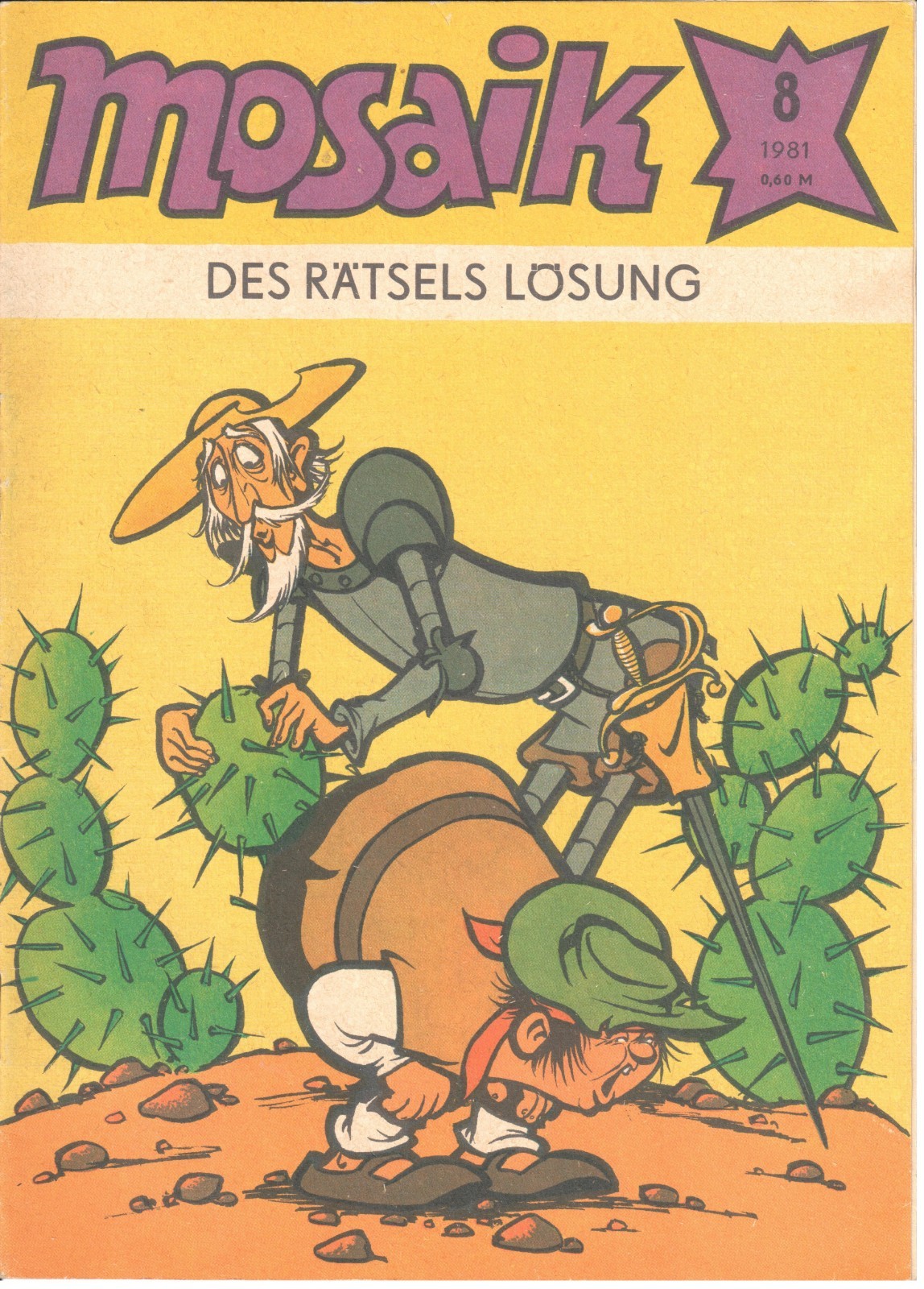 DDR-COMICSTRIP @ Mosaico fascicolo 8 - 1981 -LA SOLUZIONE ENIGMATICA-